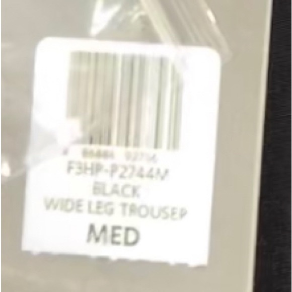 Eileen Fisher 100% silk wide leg trousers pleated belt loops pockets size M - Picture 11 of 13